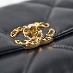 Chanel 19 Small Lambskin Black