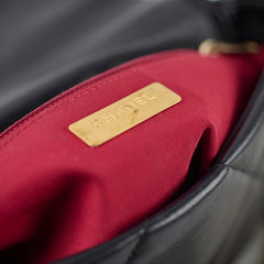 Chanel 19 Small Lambskin Black