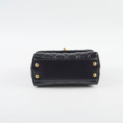 Chanel Seasonal Mini Coco Handle Black