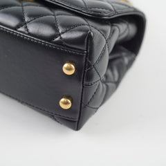 Chanel Seasonal Mini Coco Handle Black