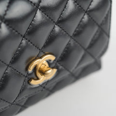 Chanel Seasonal Mini Coco Handle Black