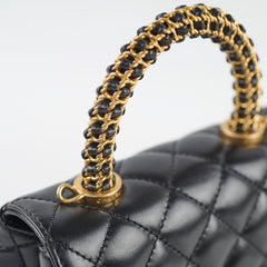 Chanel Seasonal Mini Coco Handle Black