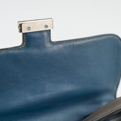 Hermes Constance Elan Swift Graphite/Blue Marine O Square Stamp (2011)