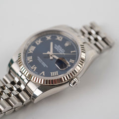 Rolex 36mm Oyster Perpectual Datejust 2017 Blue Dial 116234