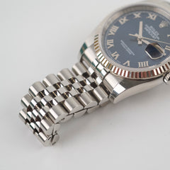 Rolex 36mm Oyster Perpectual Datejust 2017 Blue Dial 116234