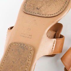 Hermes Reveena Sandals Natural Size 40