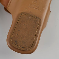 Hermes Reveena Sandals Natural Size 40