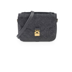 Louis Vuitton Pochette Metis Black Empreinte