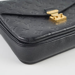 Louis Vuitton Pochette Metis Black Empreinte