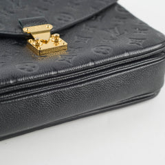 Louis Vuitton Pochette Metis Black Empreinte