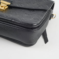 Louis Vuitton Pochette Metis Black Empreinte