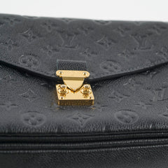 Louis Vuitton Pochette Metis Black Empreinte