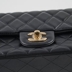 Chanel Mini Rectangular Lambskin Black Microchip 2022