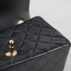 Chanel Mini Rectangular Lambskin Black Microchip 2022