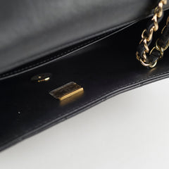 Chanel Mini Rectangular Lambskin Black Microchip 2022