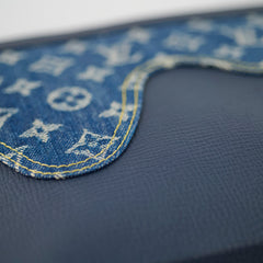 Louis Vuitton Nigo Monogram Pochette Voyage MM Denim