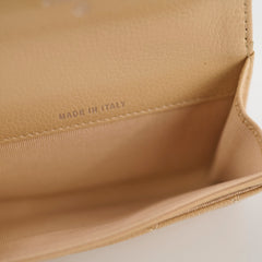 Chanel CC Caviar Beige Cardholder (Microchipped)