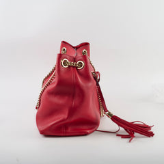 Gucci GG Marmont Shoulder Tote Red