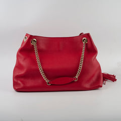 Gucci GG Marmont Shoulder Tote Red