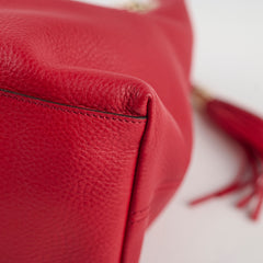 Gucci GG Marmont Shoulder Tote Red