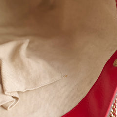 Gucci GG Marmont Shoulder Tote Red