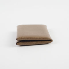 Hermes Calvi Cardholder Epsom Etoupe 2023