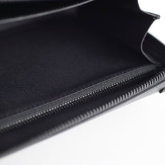 Louis Vuitton Soft Trunk Clutch Monogram Embossed Black