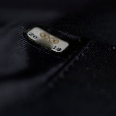 Chanel Double Zip Caviar Pouch Black SHW