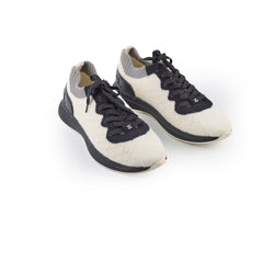 Chanel Sneakers Knit White Black size 42