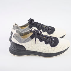Chanel Sneakers Knit White Black size 42