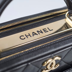 Chanel Trendy Vanity Lambskin Black 2017