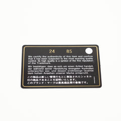 Chanel Long Wallet Calfskin Black serial 24