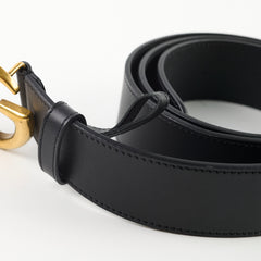 Gucci Marmont Belt Black GHW 4cm 100cm
