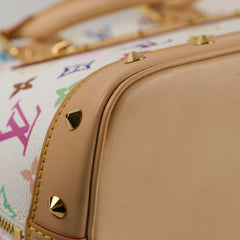 Louis Vuitton Alma PM Multicolour White