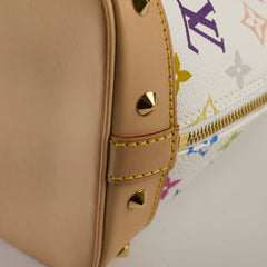 Louis Vuitton Alma PM Multicolour White