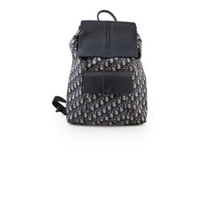 Christina Dior Men's Oblique Backpack Blue