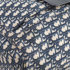 Christina Dior Men's Oblique Backpack Blue