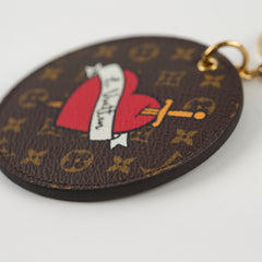 Louis Vuitton Round Heart Charm Monogram