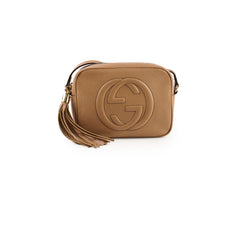 Gucci Soho Disco Crossbody Bag Beige