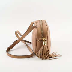 Gucci Soho Disco Crossbody Bag Beige