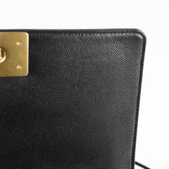 Chanel Old Medium Caviar Boy Bag GHW (Microchip)