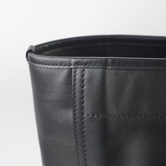 Chanel Deauville Large Leather Tote Black Series 31