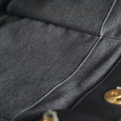 Chanel Deauville Large Leather Tote Black Series 31