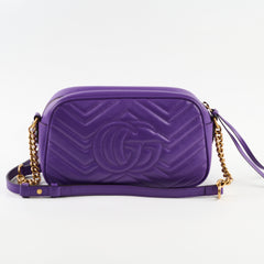 Gucci Marmont Small Camera Bag Purple
