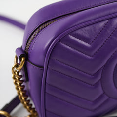 Gucci Marmont Small Camera Bag Purple
