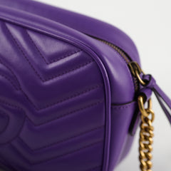 Gucci Marmont Small Camera Bag Purple
