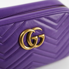 Gucci Marmont Small Camera Bag Purple