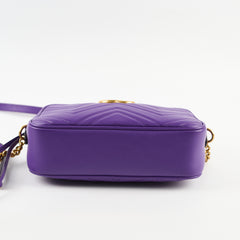 Gucci Marmont Small Camera Bag Purple