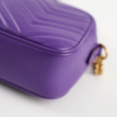 Gucci Marmont Small Camera Bag Purple