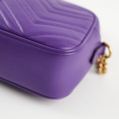 Gucci Marmont Small Camera Bag Purple